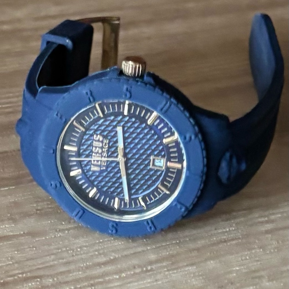 Versus Versace Blue and Gold Women's Watch